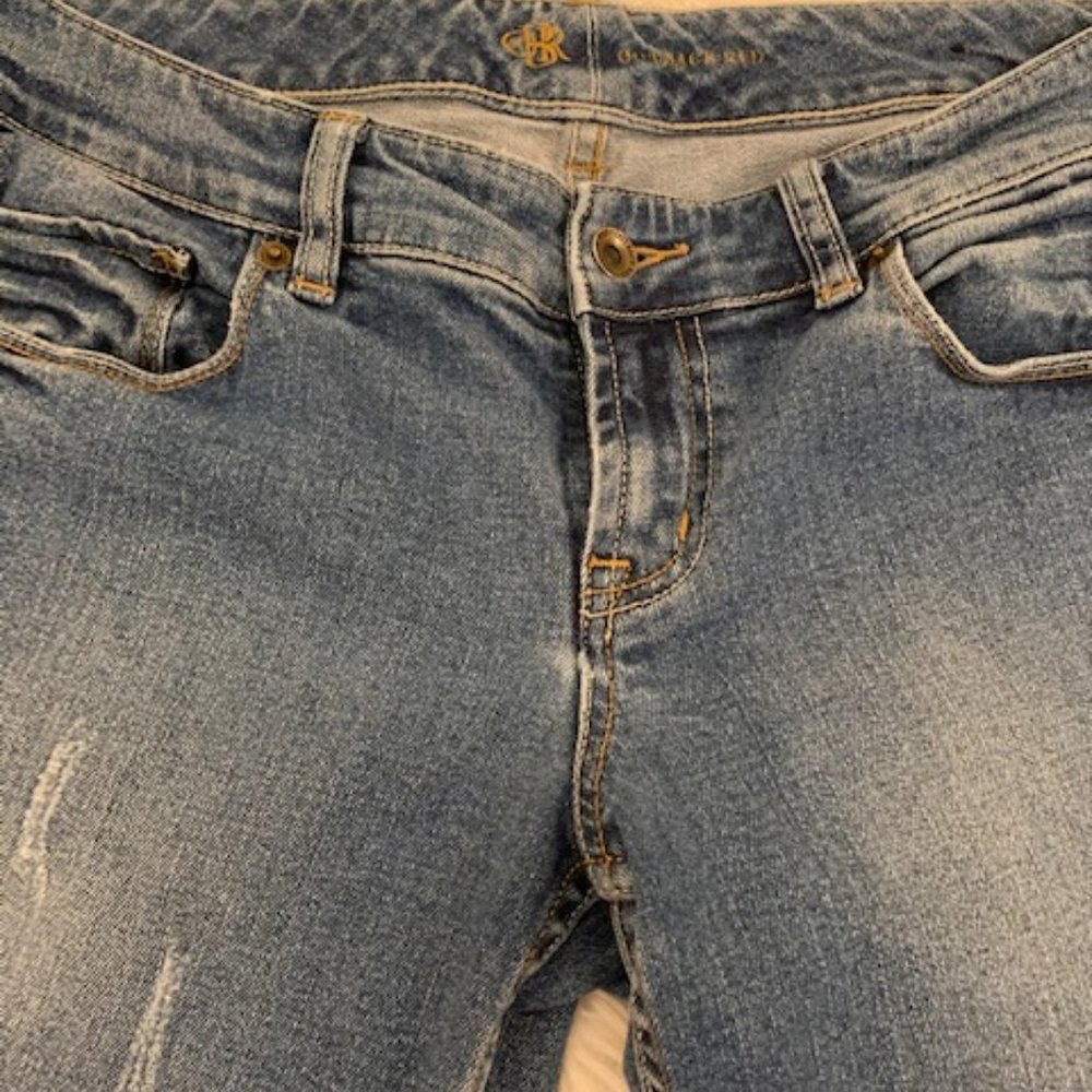 Outback Red Destructed Jeans